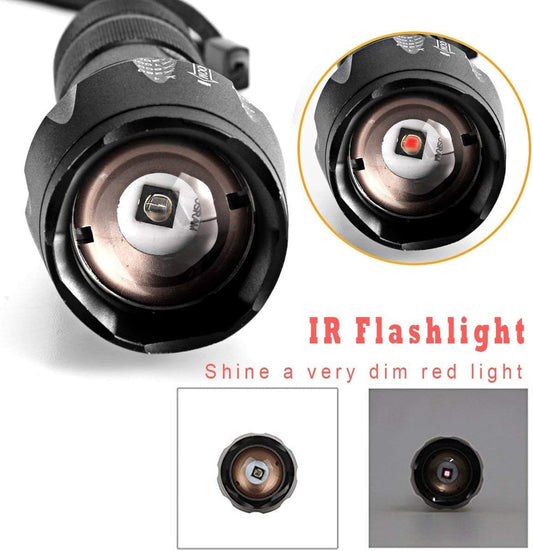 ULTRAFIRE IR Illuminator Flashlight, 850nm Focus Adjustable IR Led Flashlight Infrared Light Torch for Night Vision, Coyote Fox Predator Hunting