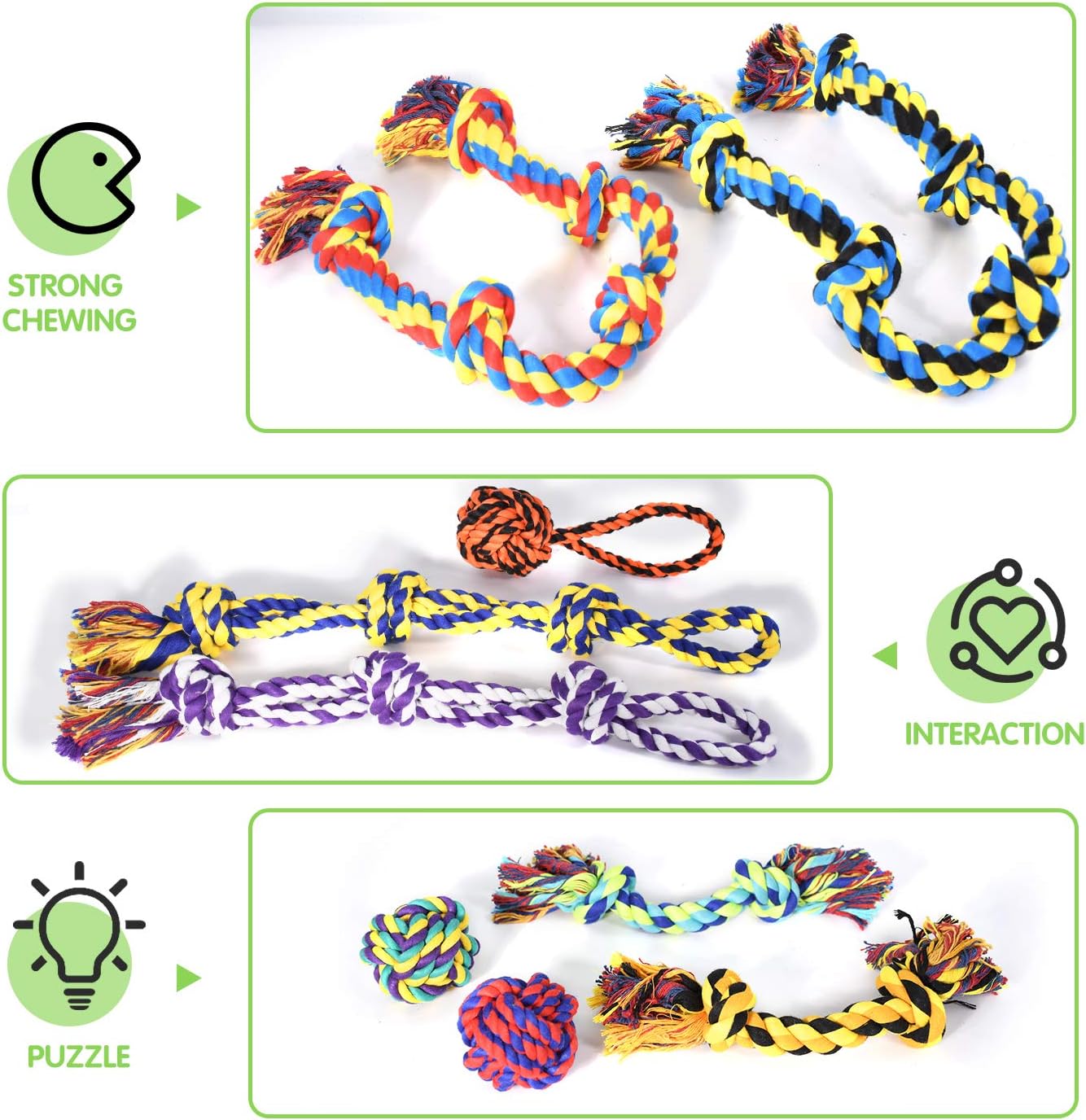 SHARLOVY Large Tough Chew Toys for Aggressive Chewers Large Breed,Heav