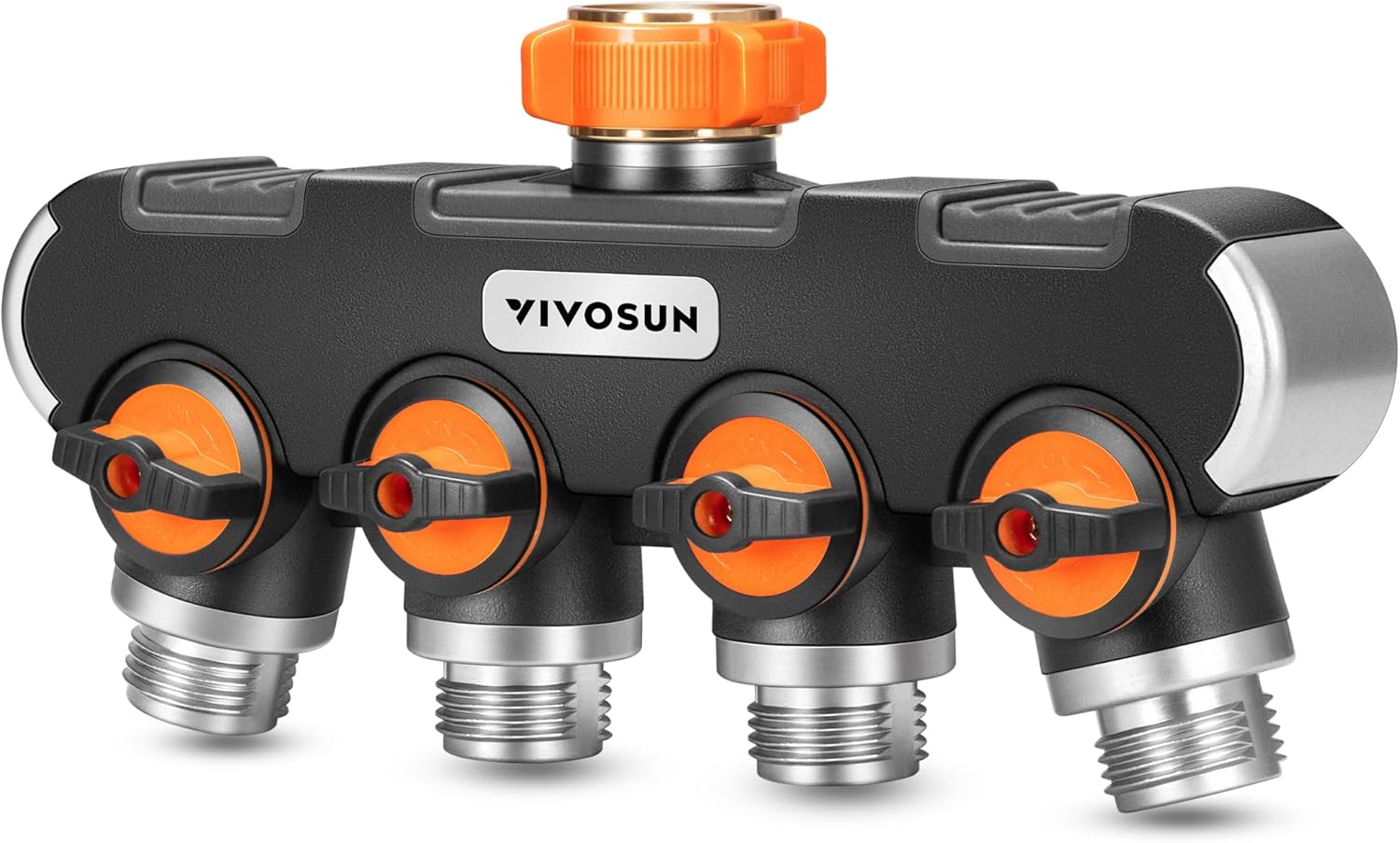 VIVOSUN Garden Hose Splitter 4 Way, Heavy Duty Water Hose Connector 3/