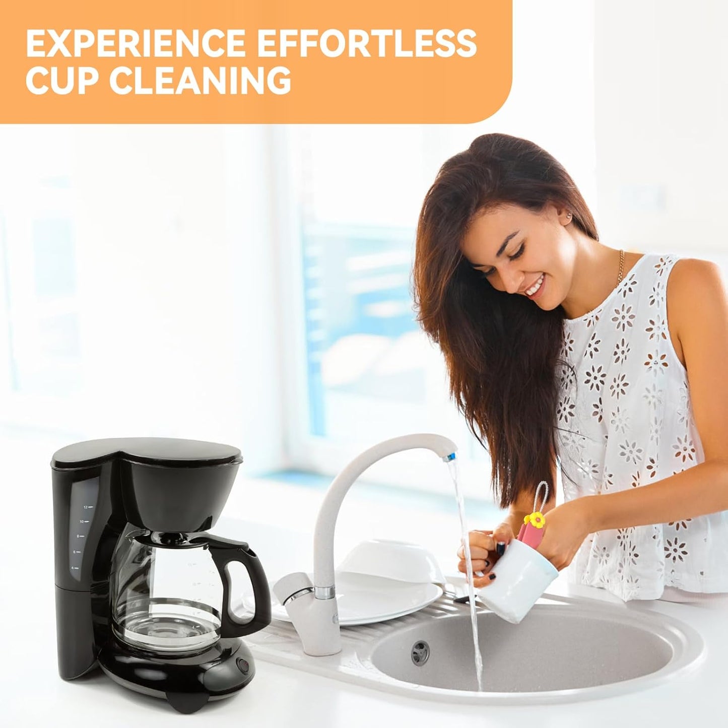 3 in 1 Cup Lid Gap Cleaning Brush Set, Multifunctional Bottle Cleaning