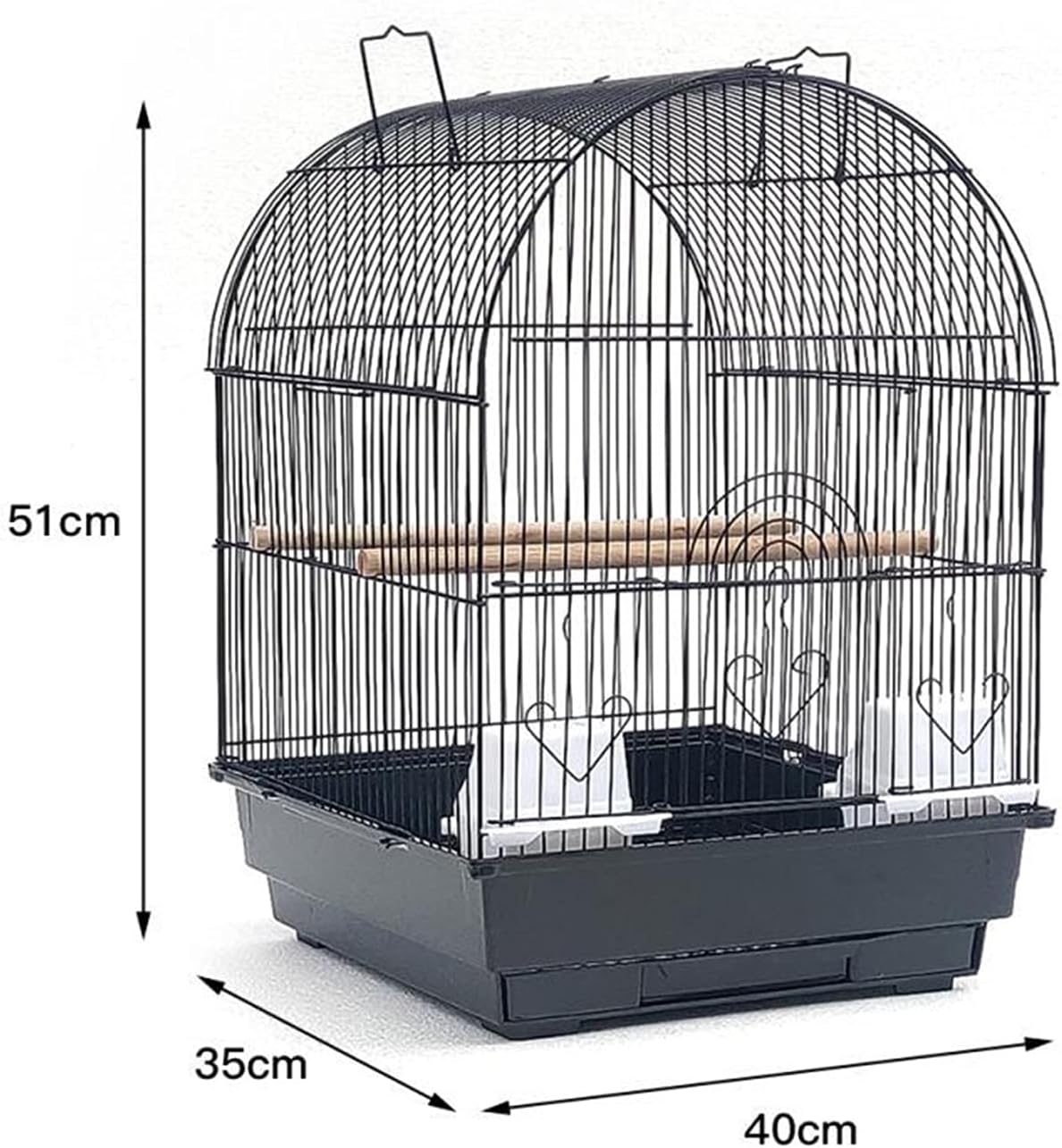 Bird Cage Bird Cage Iron Bird Parrot Cage Plastic Feeder Plastic Tray Birdcages