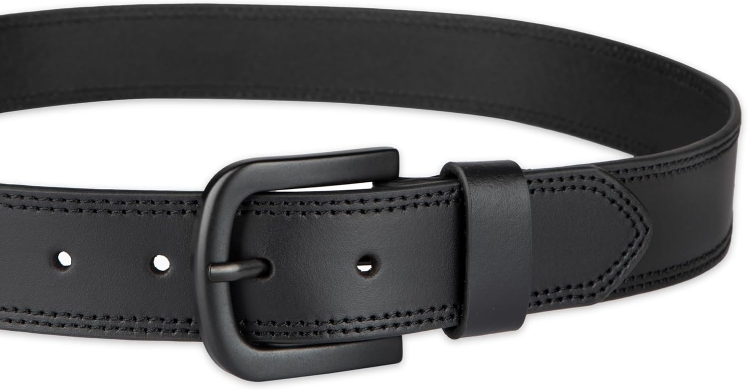Dickies mens Genuine Leather Belt – Durable Casual Style, Regular & Bi