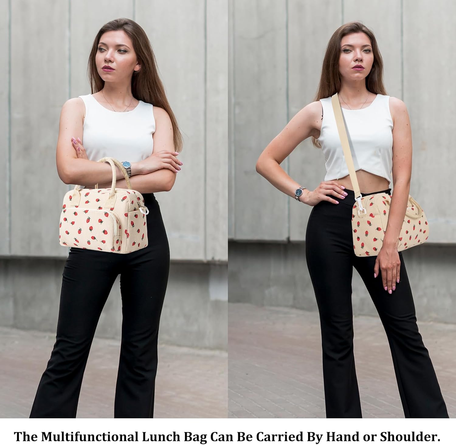MEXS Insulated Lunch Bag for Women Men Large Reusable Lunch Box Adult 