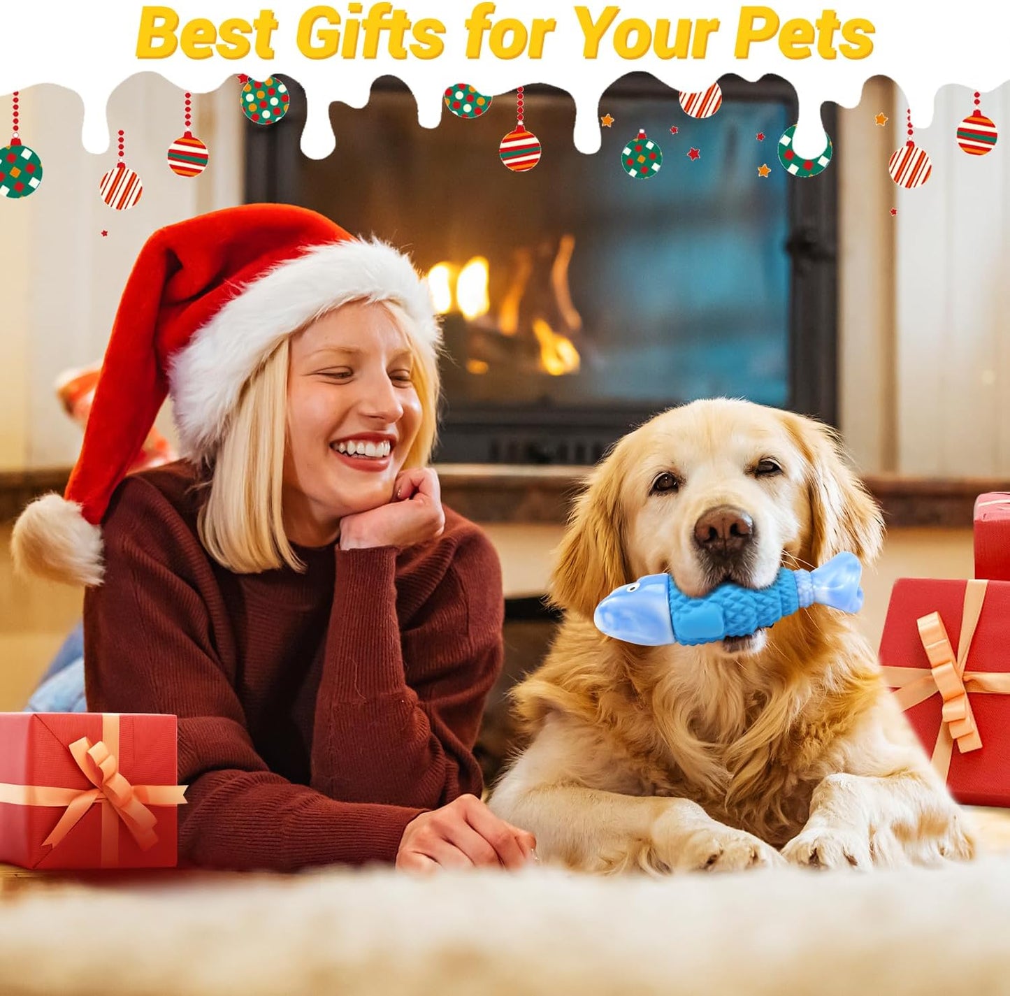 WinTour Tough Dog Toys for Aggressive Chewers, Indestructible Dog Chew