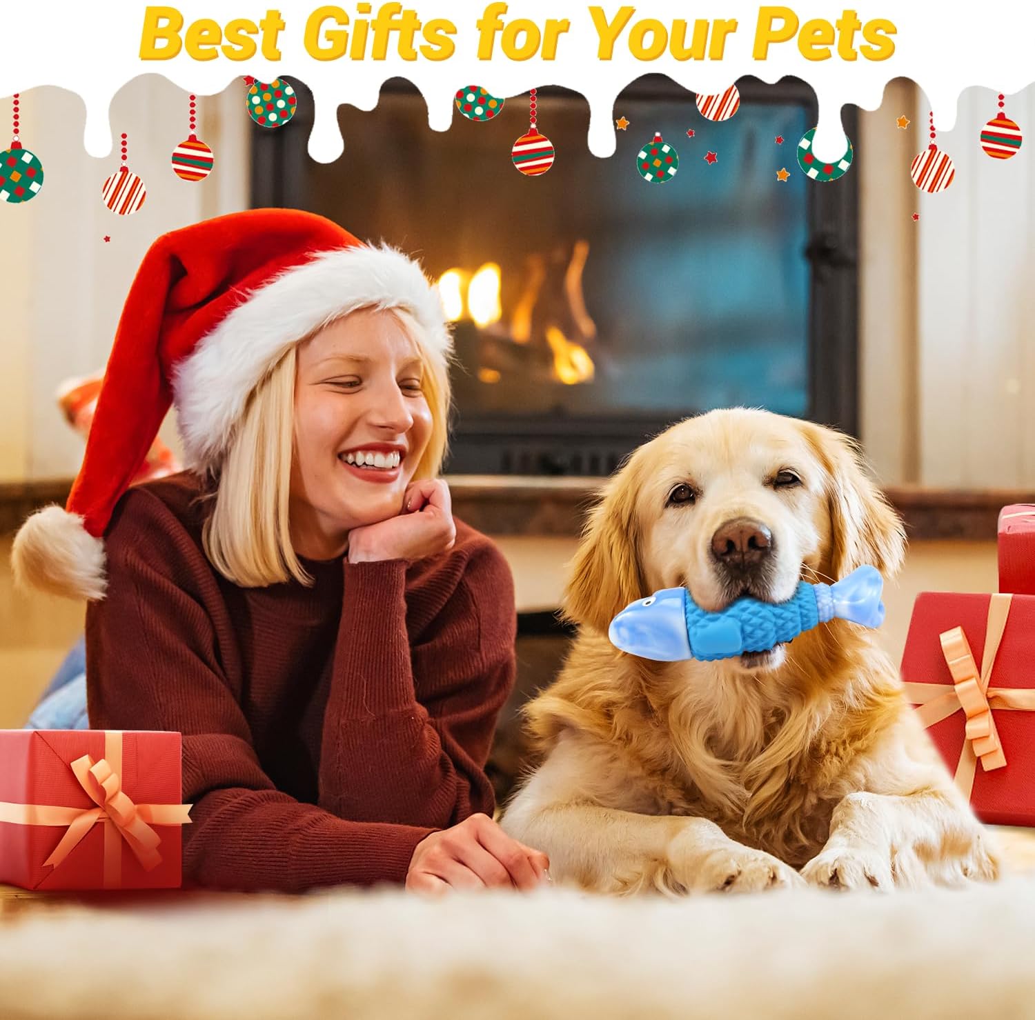 WinTour Tough Dog Toys for Aggressive Chewers, Indestructible Dog Chew