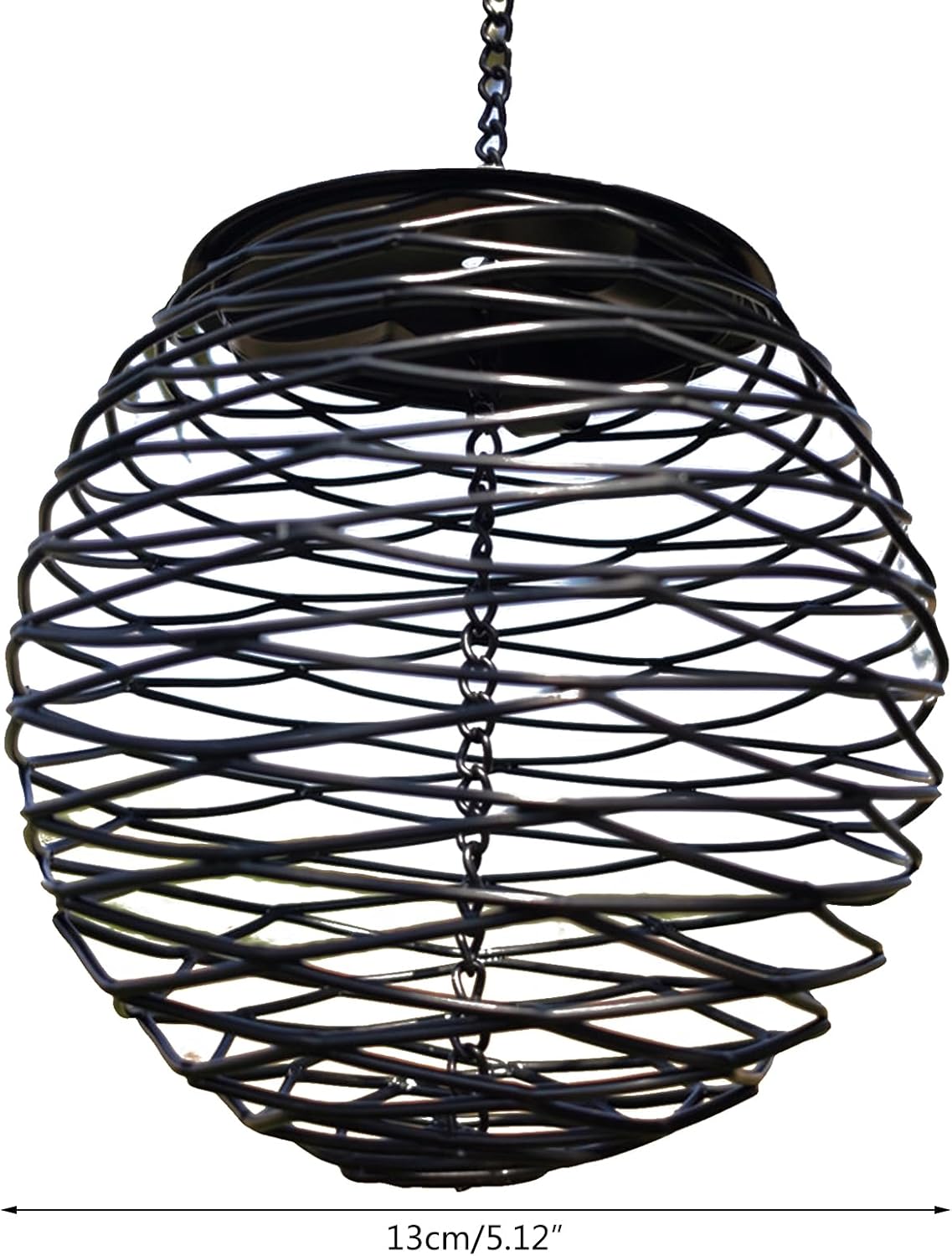 Birds Dispenser with Roof for Wild Sparrows Garden Suet Basket Outdoor Hanging Dispenser for Wild Birds Large Capacity Bird Feeders for Outside