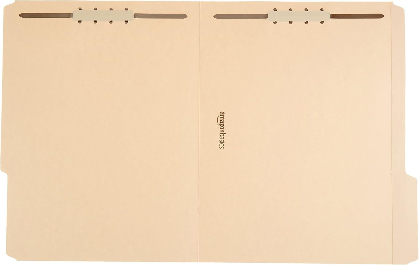 Amazon Basics Manila File Folders with Fasteners for Organized Filing,