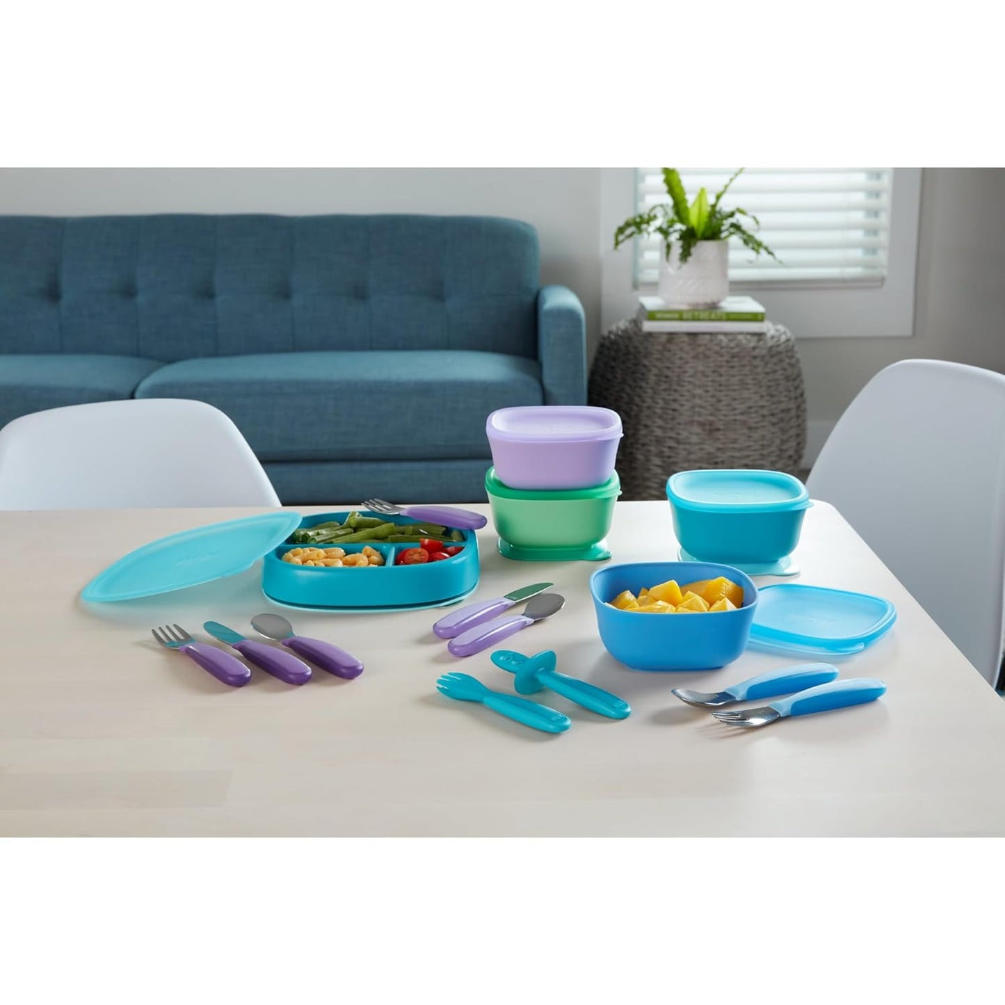 NUK Kiddy Cutlery Forks, Durable Stainless Steel, BPA & Latex-Free, 18+ Months, Pack of 3