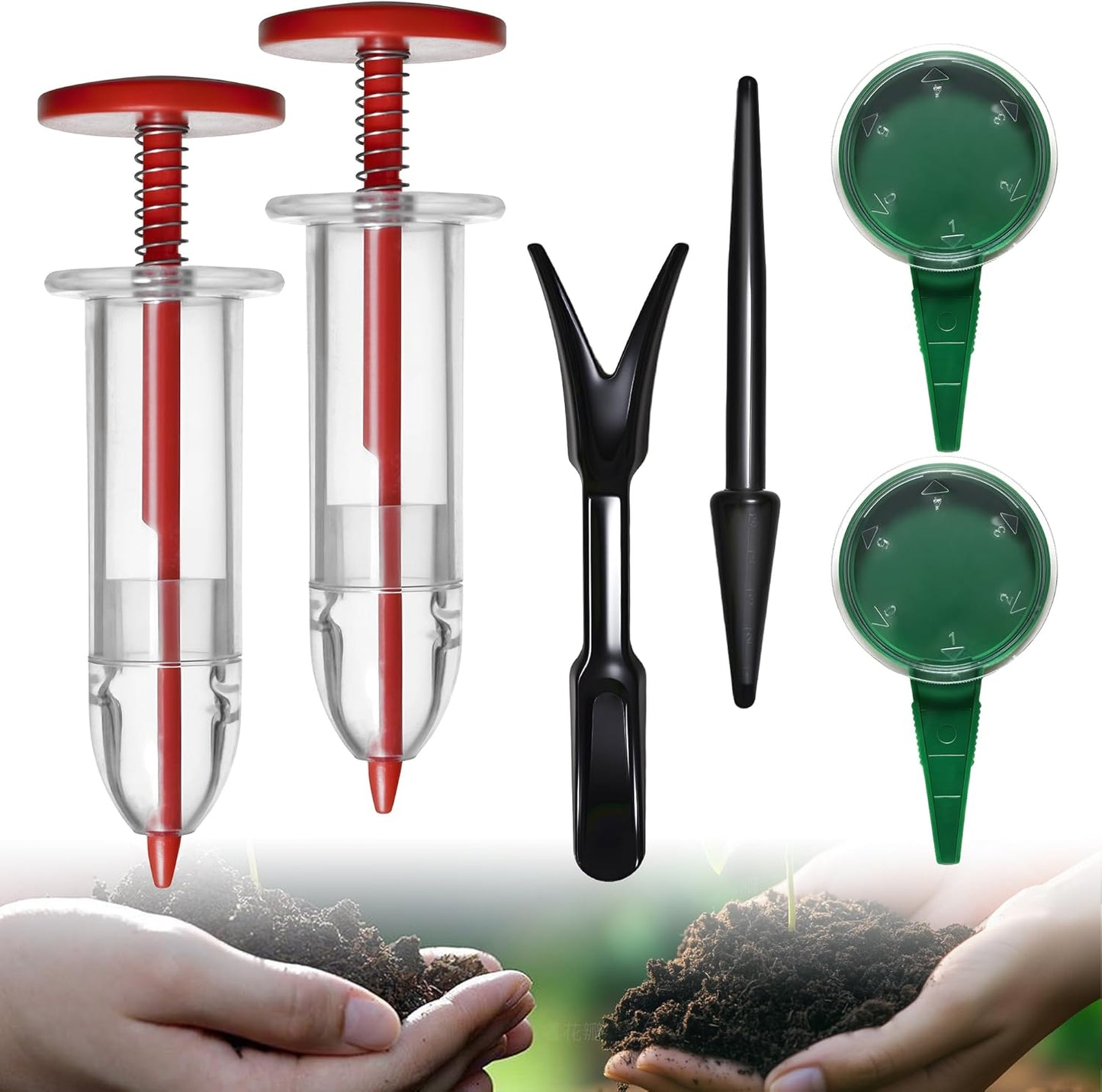 Mini Seed Spreader Set, Seed Planter Tool for Small Seed, Tiny Seed Di