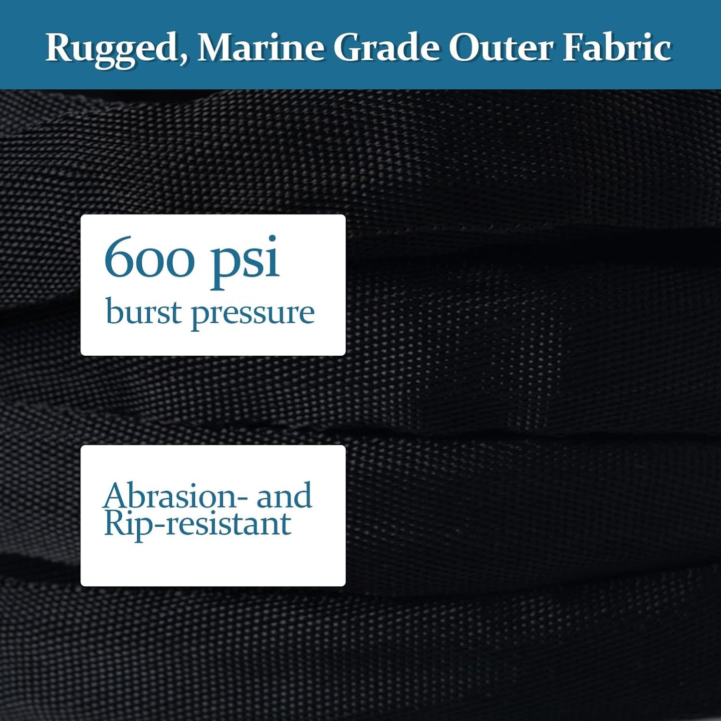 Garden Hose 50ft, Made of TPE(Not PVC), Ultra-Light & Flexible Water H