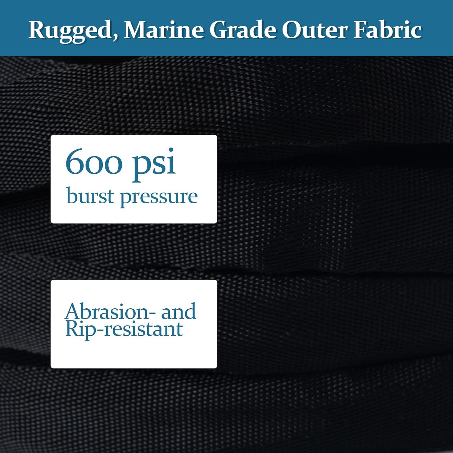 Garden Hose 50ft, Made of TPE(Not PVC), Ultra-Light & Flexible Water H