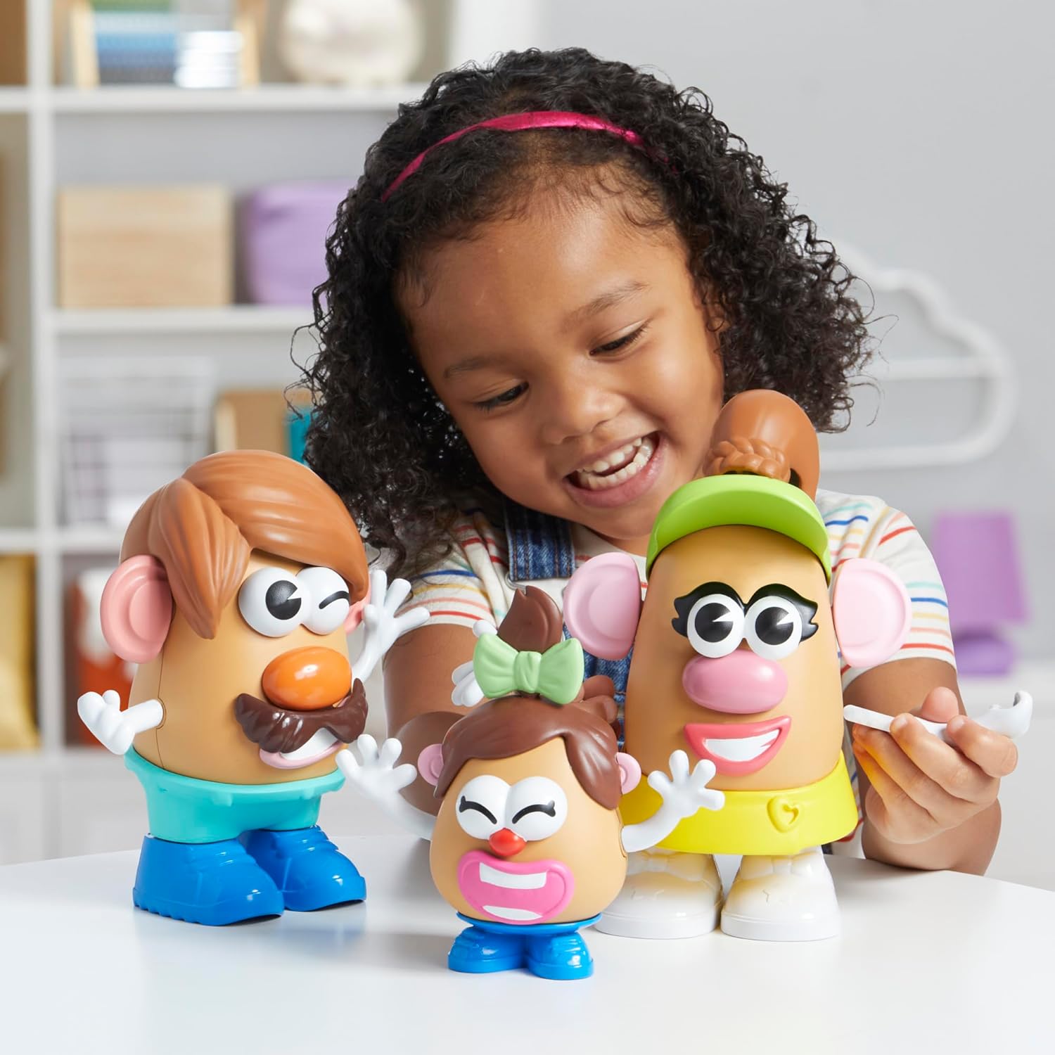 Potato Head Create Your Family Set with 44 Parts and Pieces, Creative 