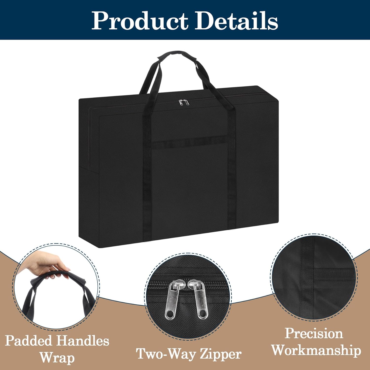 Klmnop Folding Wagon Cart Storage Bag, Water Resistant 32 Inch Cover f