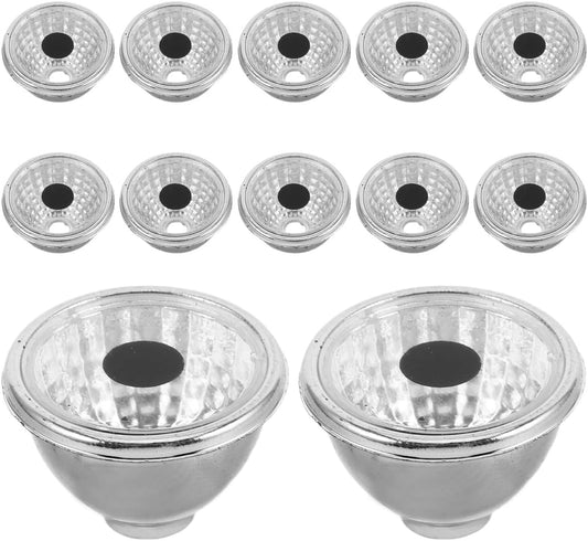 ibasenice Diy Small Spotlight Lamp Shade 0.98 Inch Plastic Replacement Cover for Outdoor Figurine Lights Solar Animal Eyes Garden Yard Decor 100 Pack