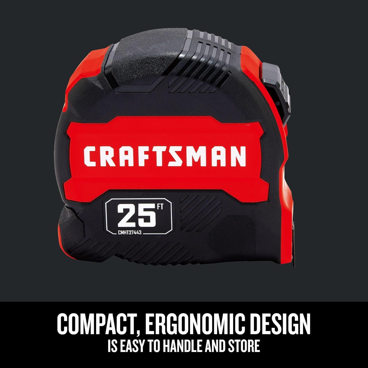 CRAFTSMAN 25-Ft Tape Measure with Fraction Marketing, Retractable, Man