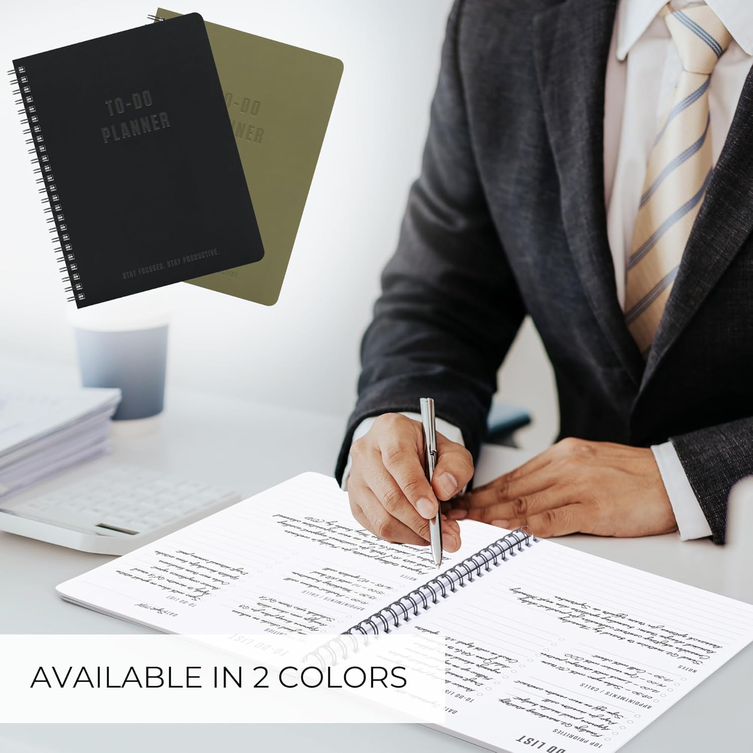 ZICOTO Aesthetic To Do List Notebook For Work or Home - Simple Daily P