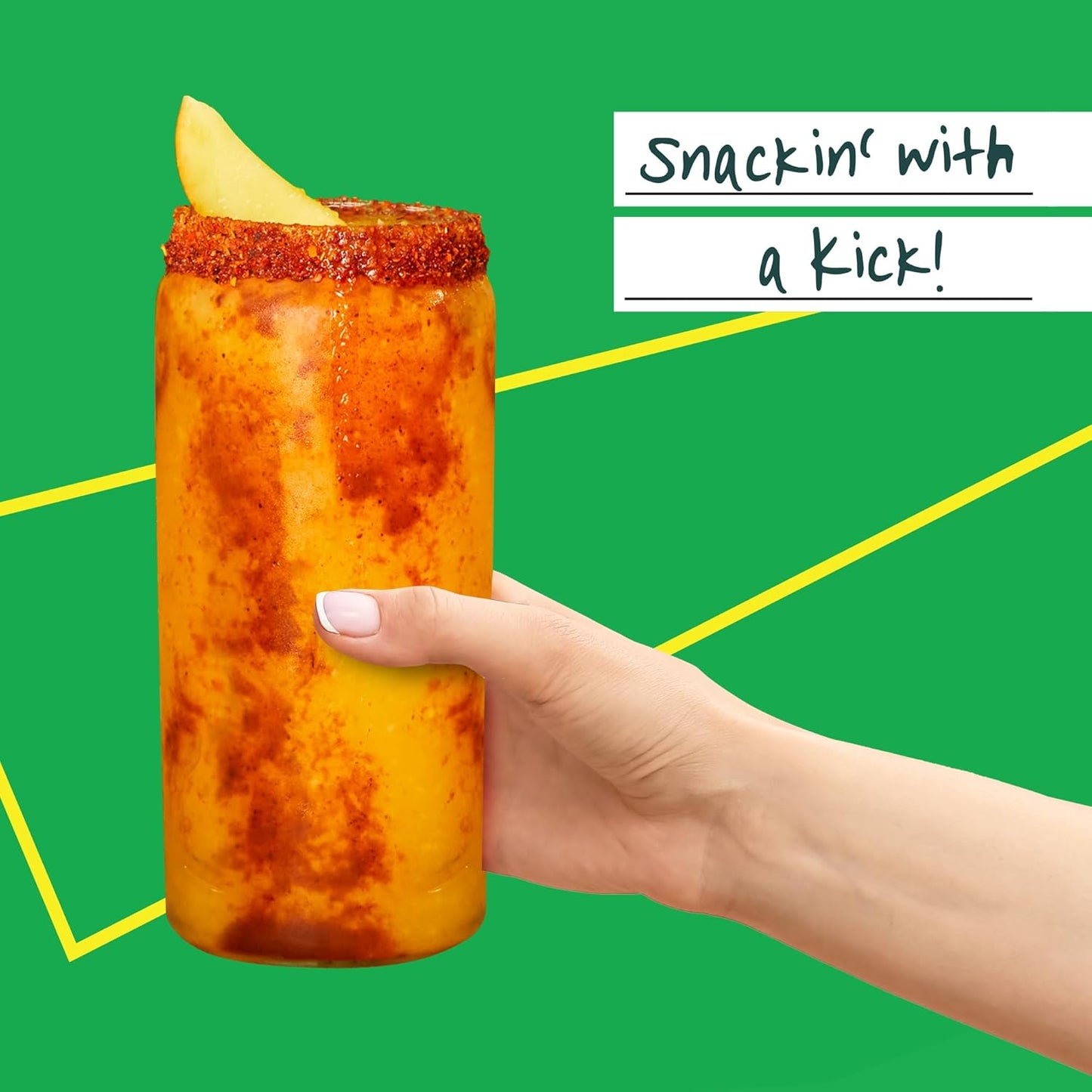 Tajin Clásico Chile Lime Seasoning Rimmer 4.23 oz, Cocktail Glass Rimm