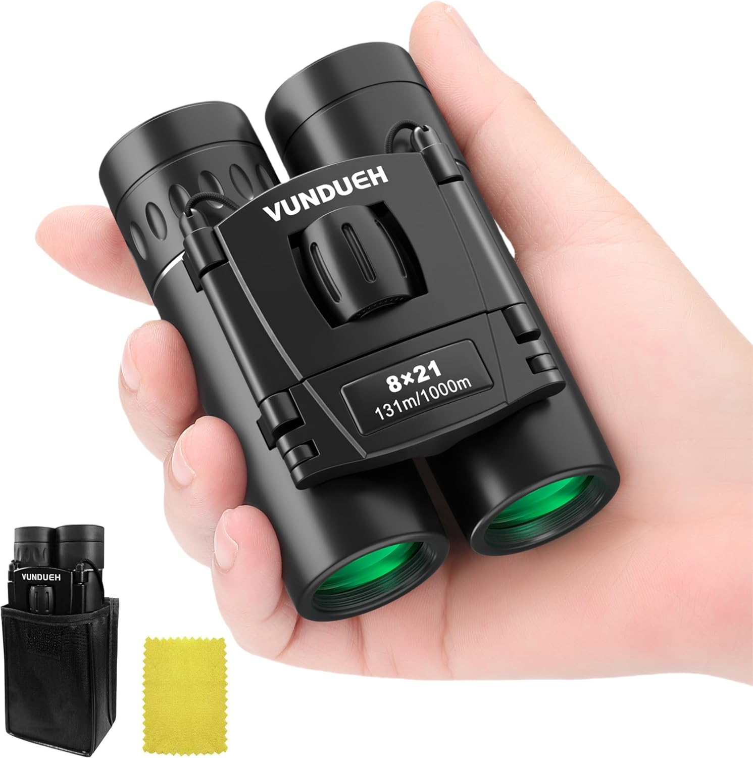 Mini Compact Binoculars for Adults and Kids - Waterproof High Powered 