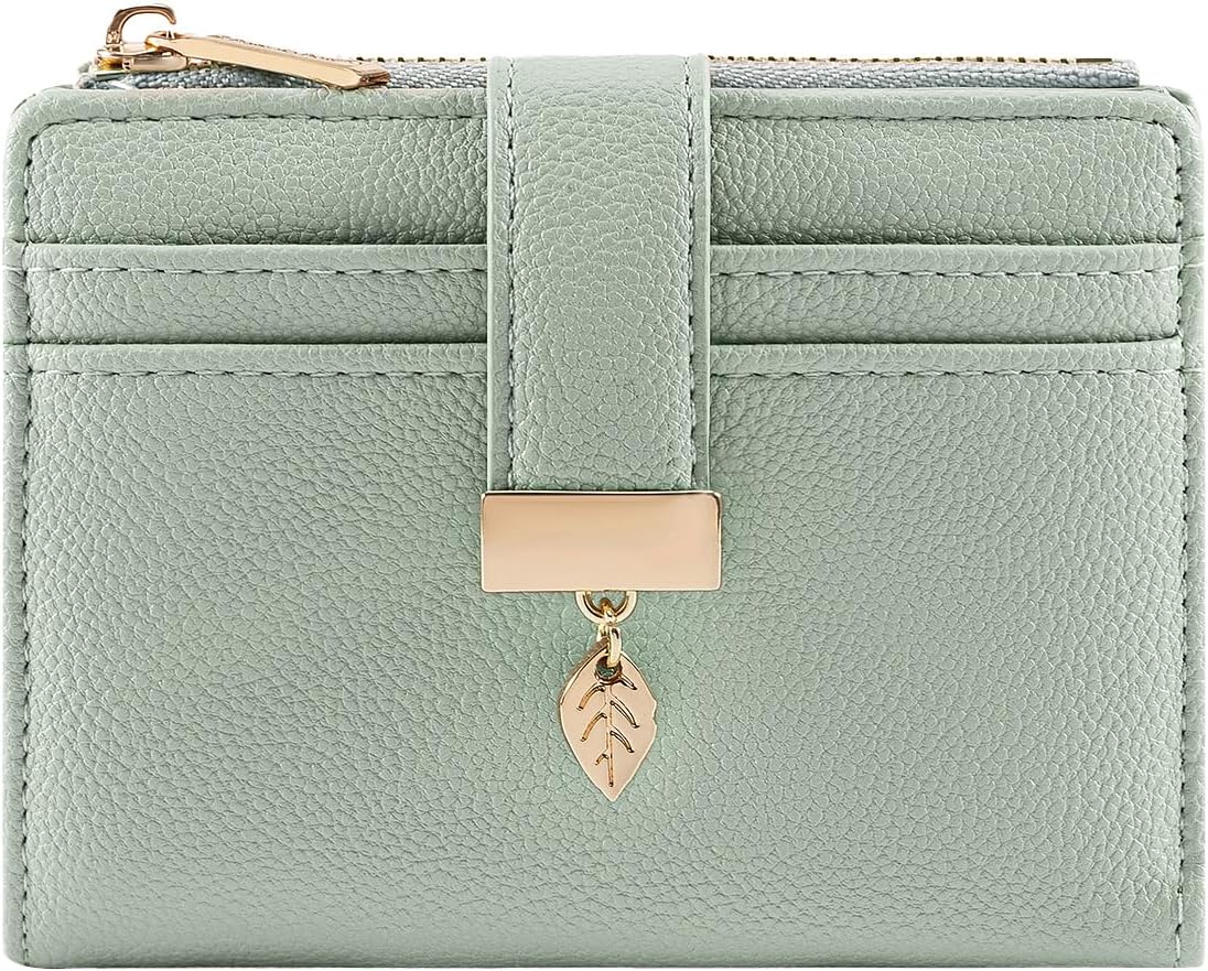 Pomelo Best Small Wallet Women RFID Blocking Bifold Soft Leather Card 