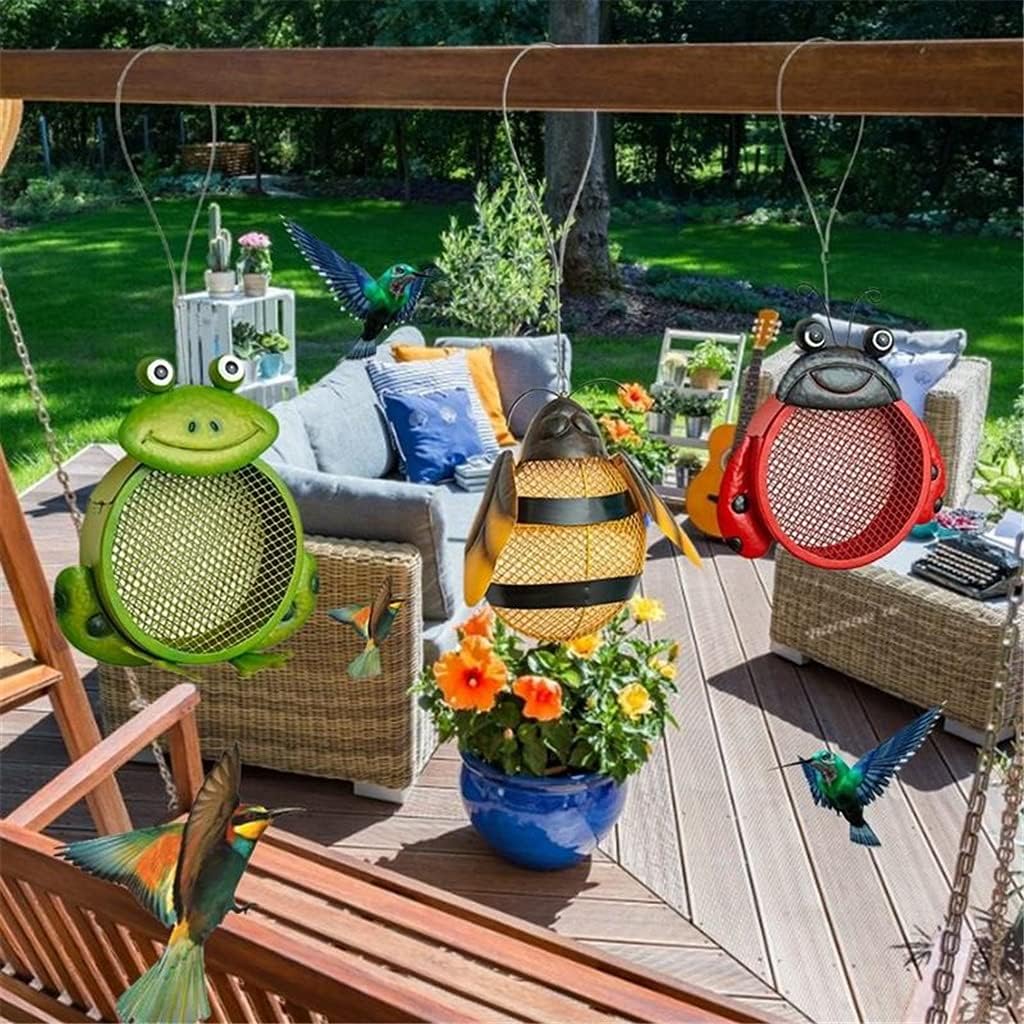 Bird Feeder Hanging Wild Animal Shaped Bird Seed Feeder for Garden Dec