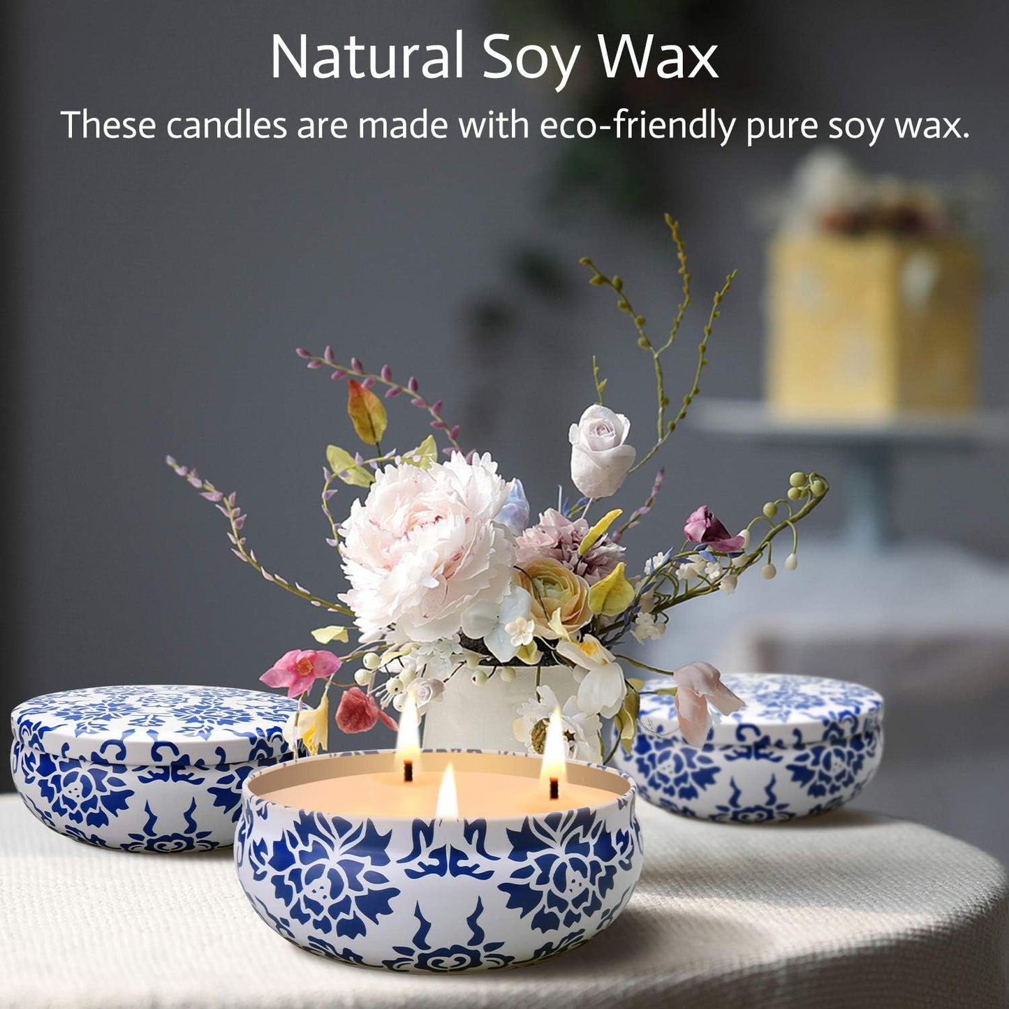 Hausware Citronella Candles Outdoor & Indoor - Large 13.5 oz Scented C