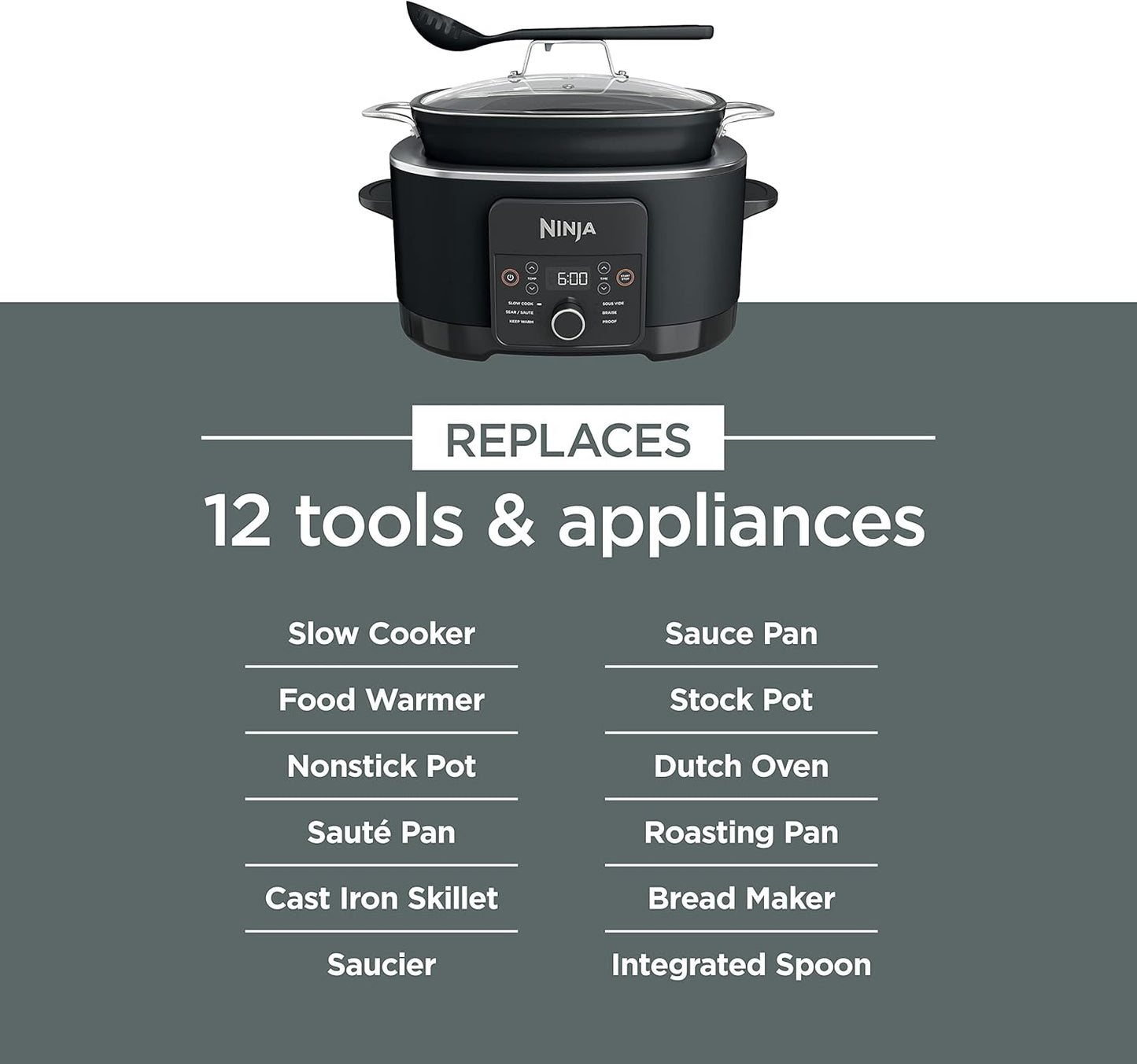 Ninja® 12-in-1 PossibleCooker™ PLUS | 8.5-qt - Sous Vide & Proof Multi