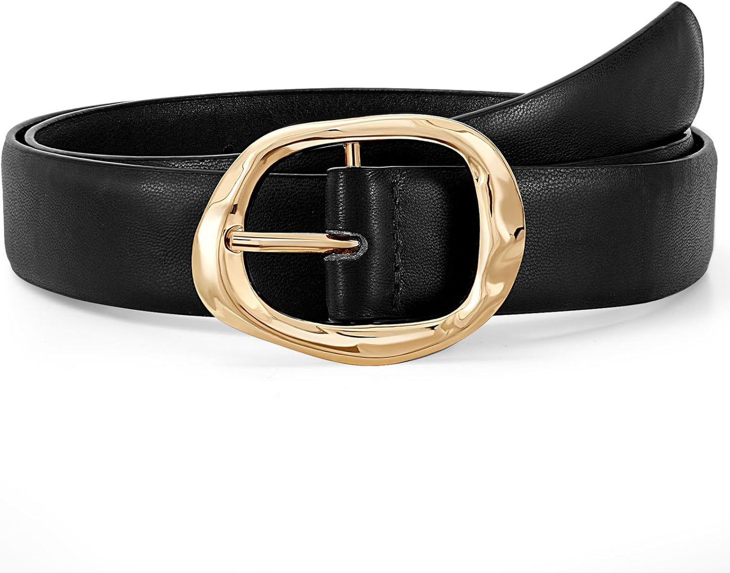 Women Leather Belt for Jeans Pants Ladies Casual Waist Belt Fashion Wo