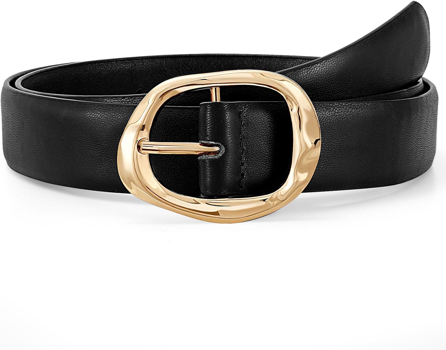 Women Leather Belt for Jeans Pants Ladies Casual Waist Belt Fashion Wo