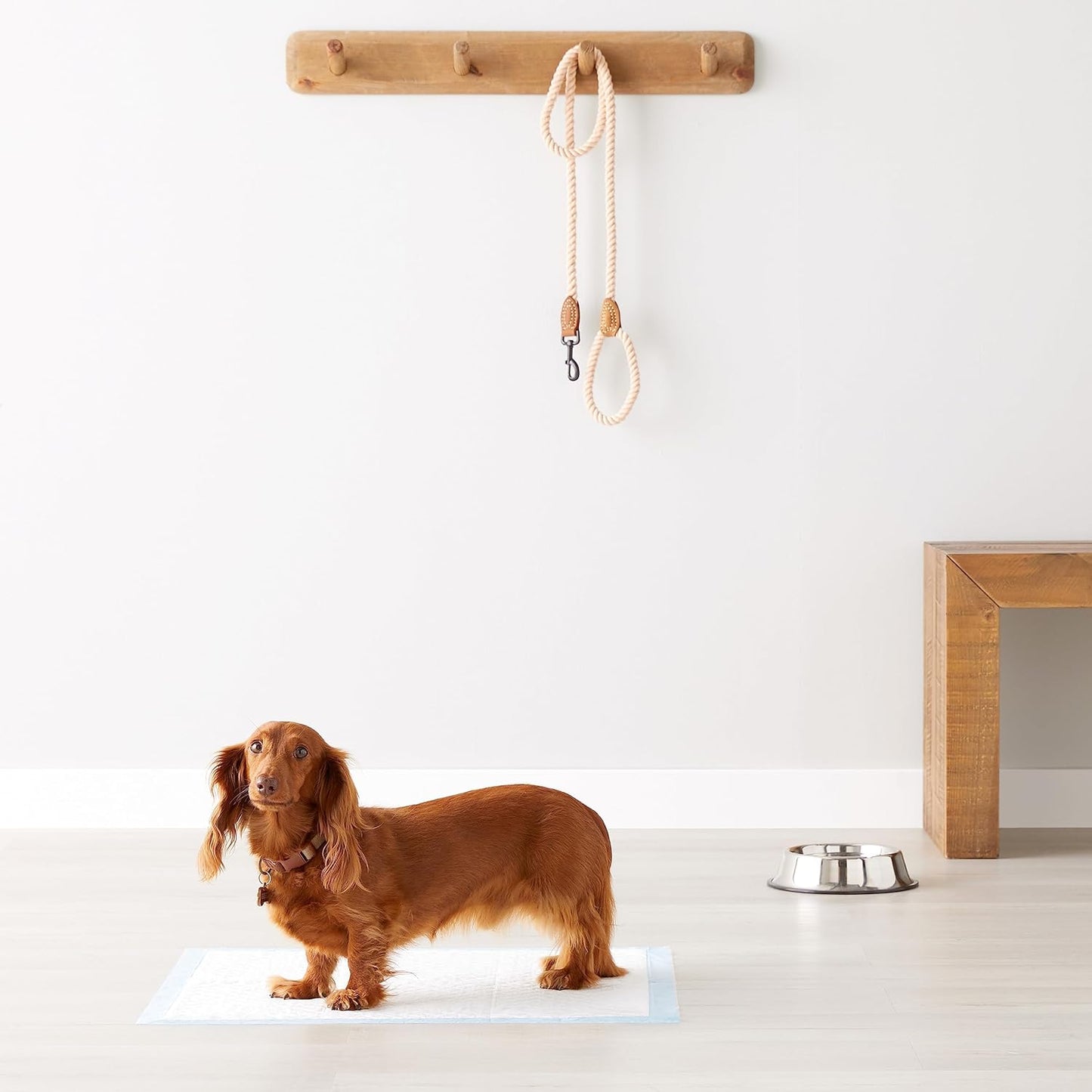 Amazon Basics Heavy Duty Dog and Puppy Pee Pads, Leak-Proof 5-Layer Su