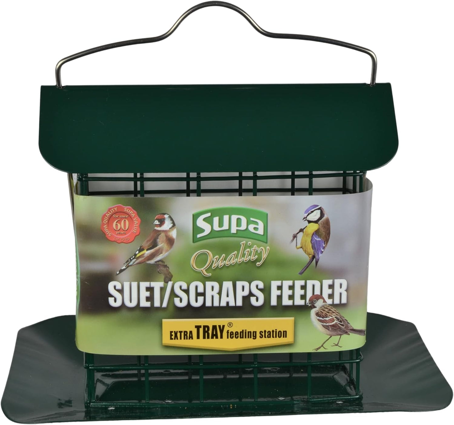 Supa Premium Suet Block/Scrap Feeder with Tray has Been specifically D