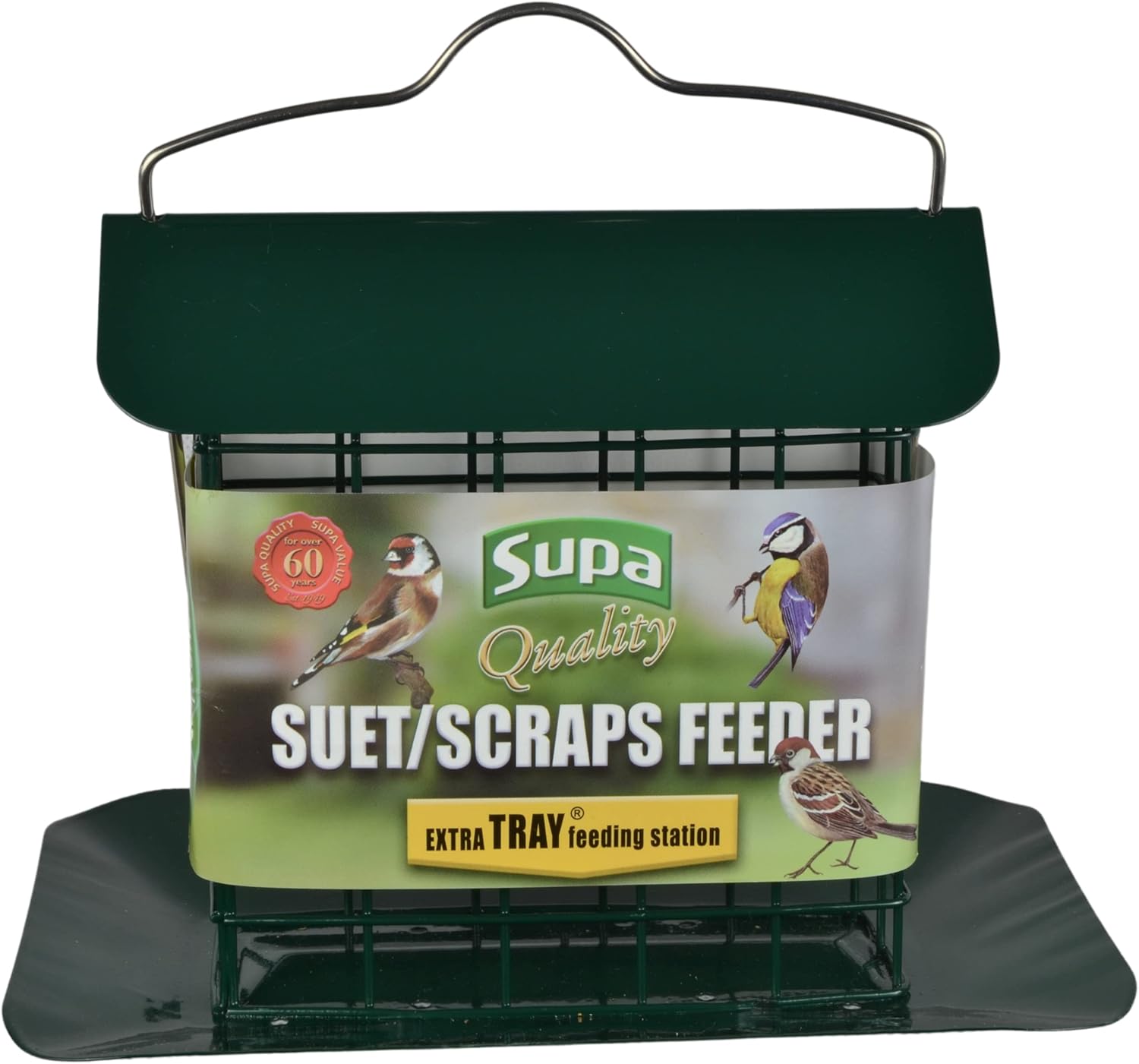 Supa Premium Suet Block/Scrap Feeder with Tray has Been specifically D