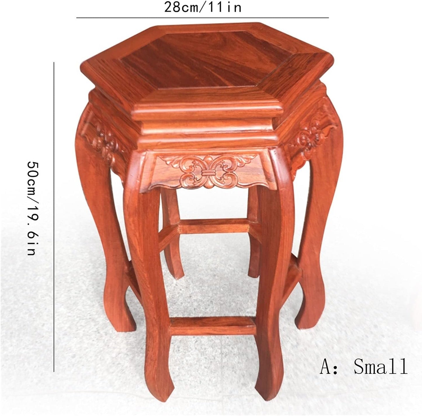 Vase Stand Indoor Wooden Vase Base Plant Display Stand Plant Stand Flower Pot Holder Shelf Indoor Bonsai Stand Planter Display Shelving For Balcony Living Room Bonsai Display ?Base (Color : B) (A