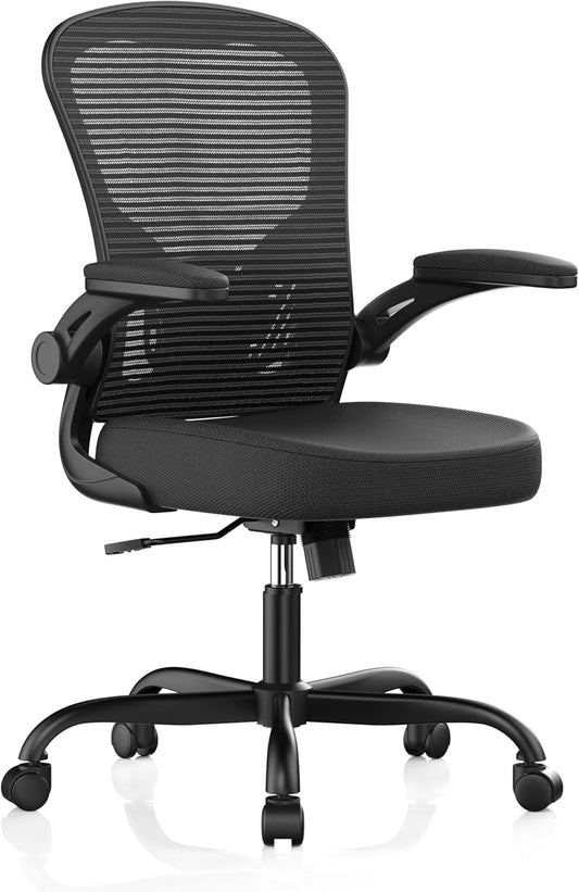 Office Chair, Ergonomic Desk Chairs 330LBS Capacity High Back Mesh Com