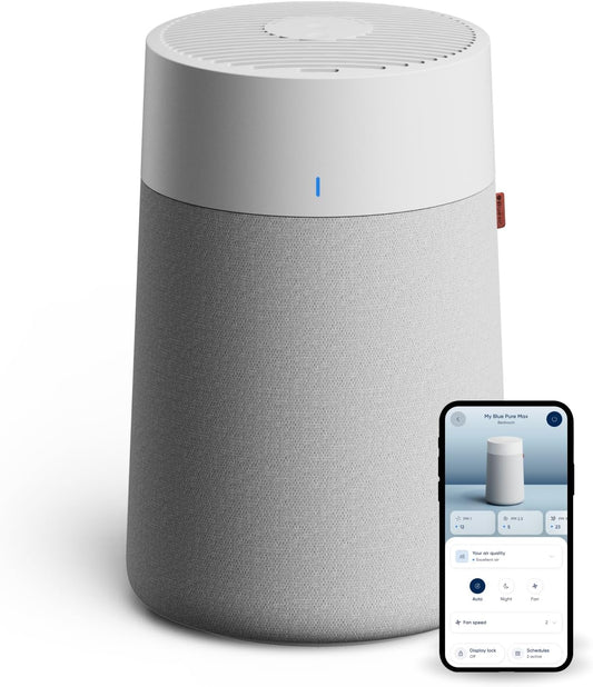BLUEAIR Air Purifier for Small Room, Bedroom, Home, Cleans 926 sqft in