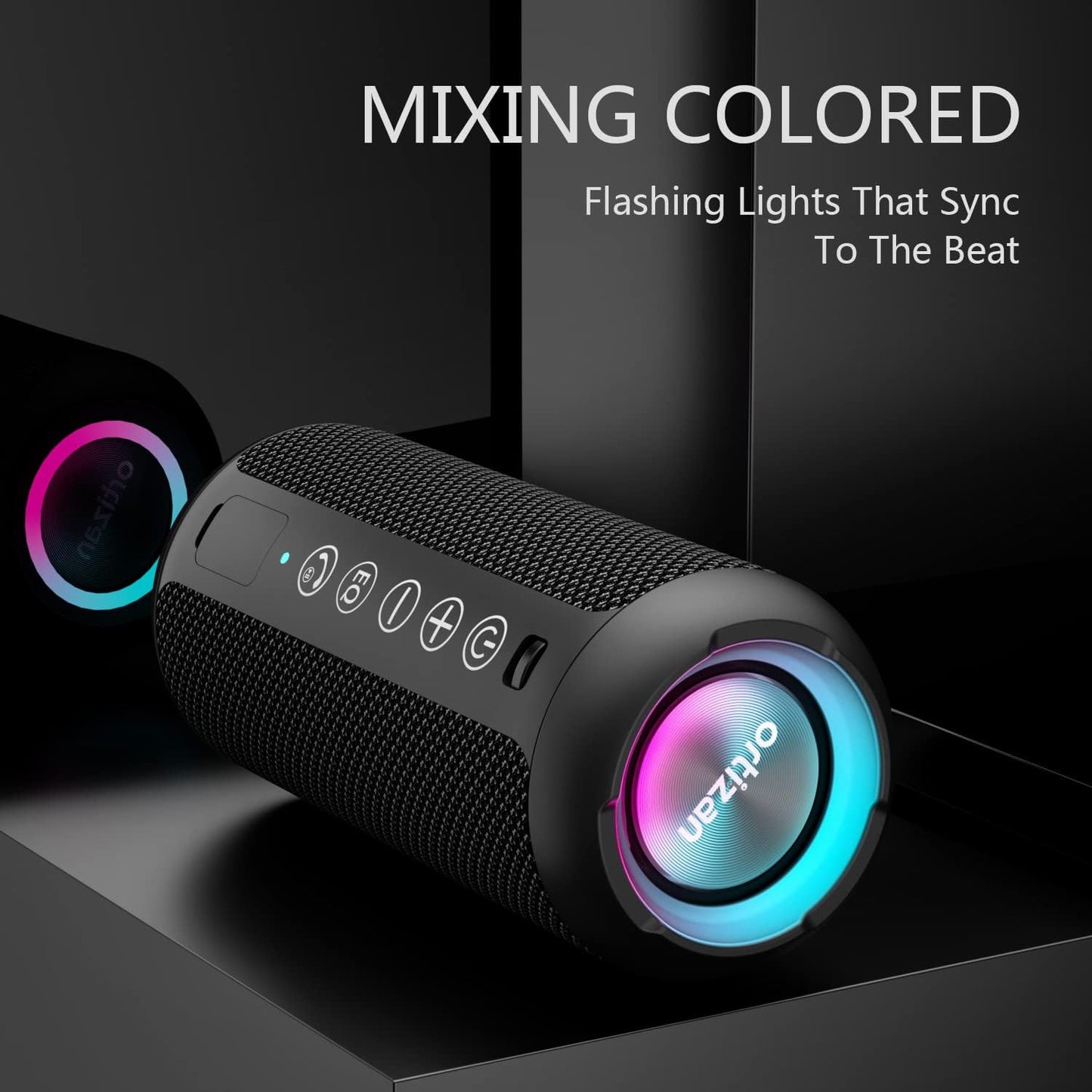 Ortizan Portable Bluetooth Speaker (1nd Gen), IPX7 Waterproof, Wireles