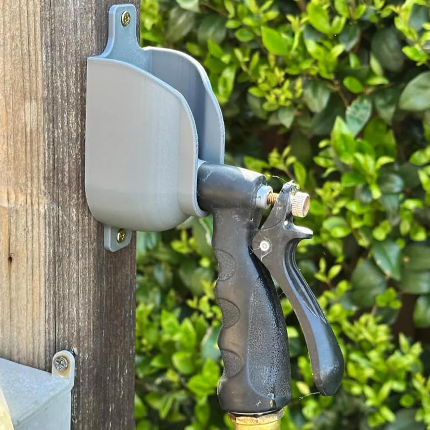 Wall Mounted Hose Nozzle Holder For Outdoor Sprayers Printed Organiser