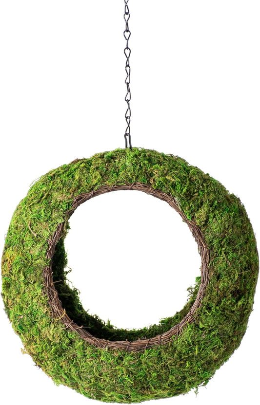 SuperMoss (56904) Sunrise Bird Feeder Hanging Outdoor Décor Handwoven 