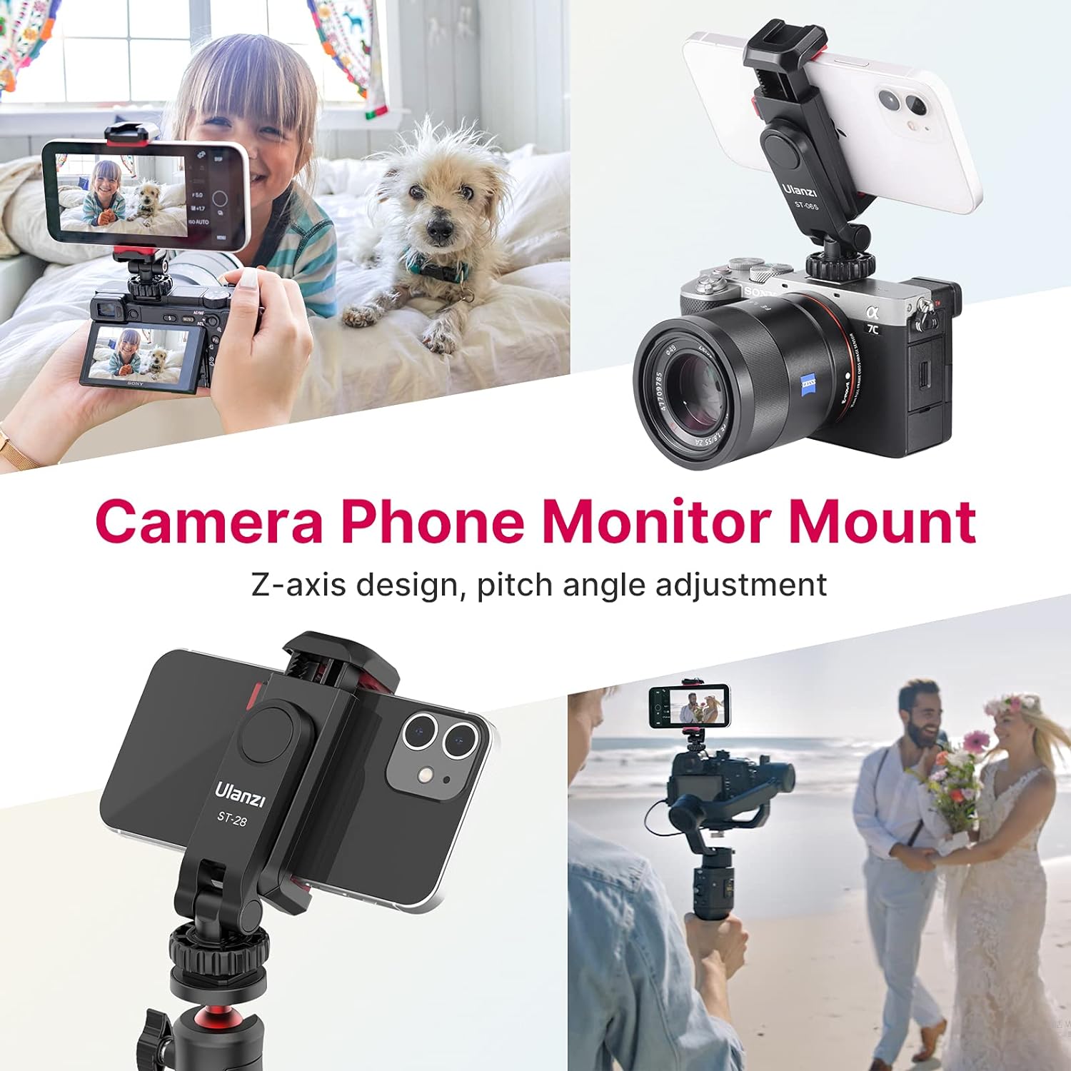 Phone Tripod Mount Holder for iPhone - ULANZI ST-06S Camera Hot 2 Cold