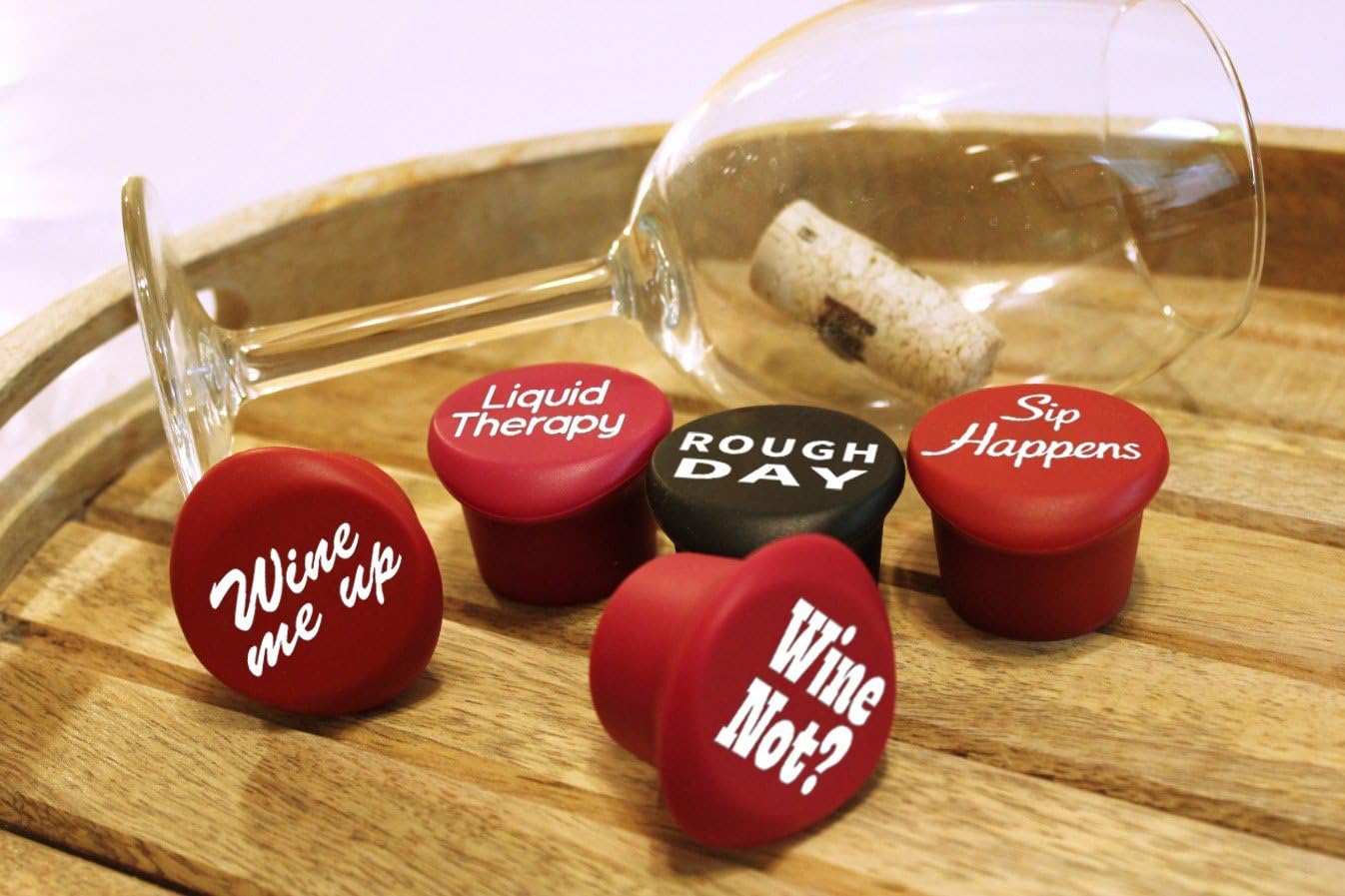 Funny Silicone Wine Stopper Set – Must-Have Wine Accessories & Perfect