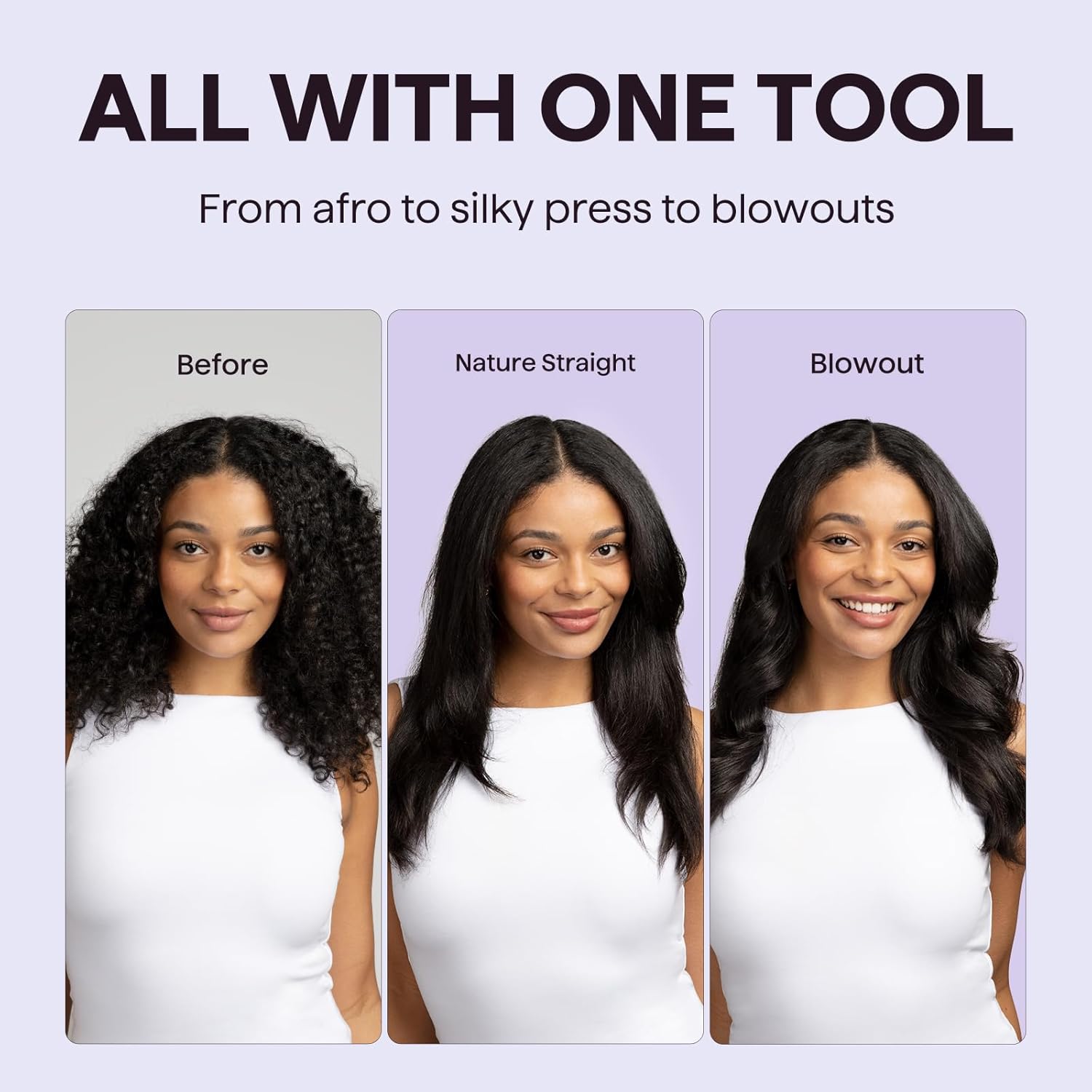 Wavytalk Thermal Brush, Blowout Boost 1.5 inch Heated Round Brush for 