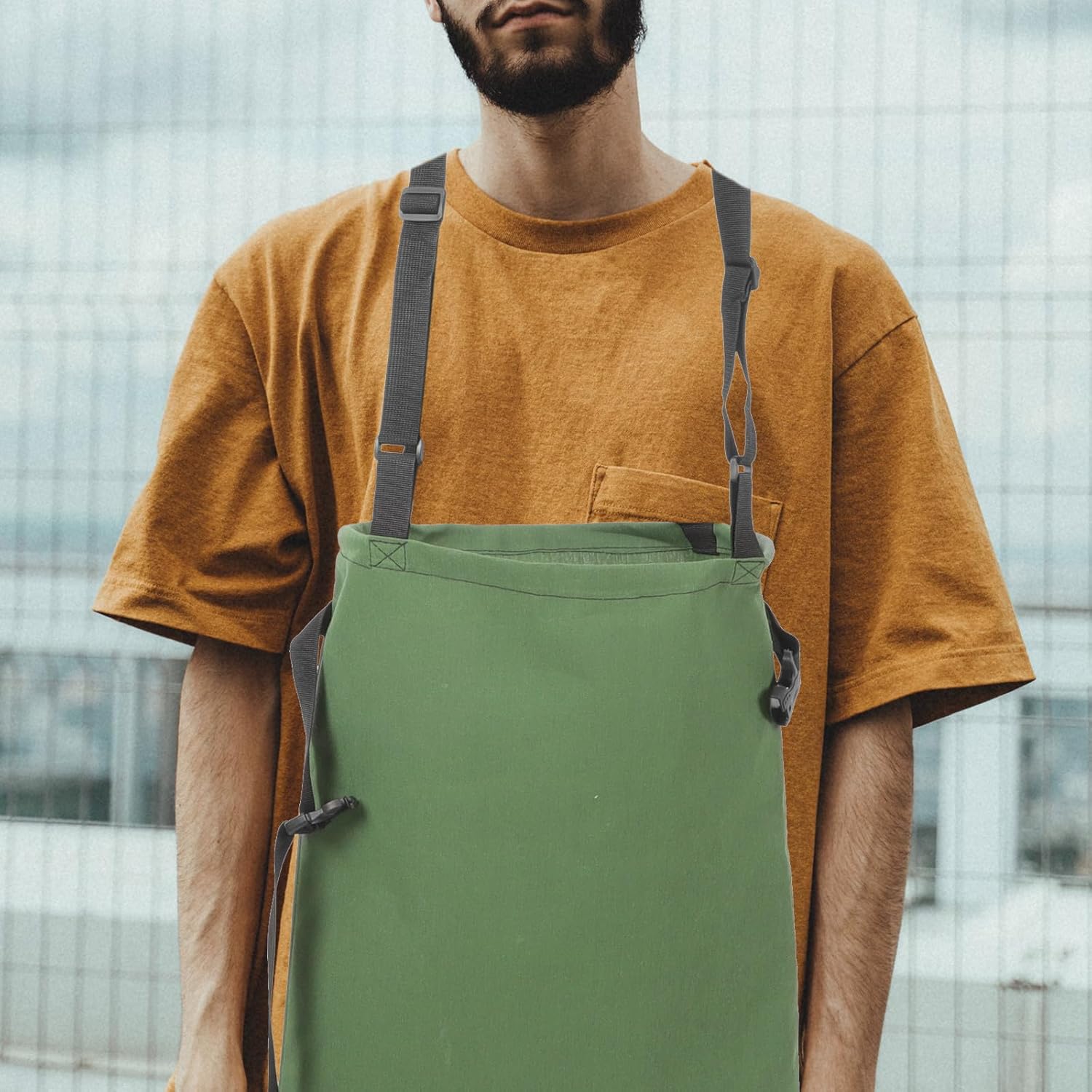 Milisten Canvas Mushroom Picking Bag and Fruit Harvesting Apron with A