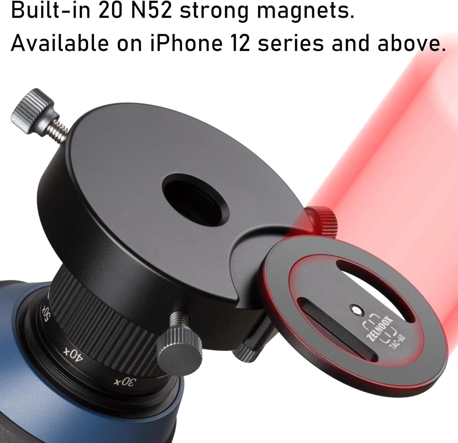 for Magsafe Digiscoping Adapter,Fits Telescope or Spotting Scope 2.5" 
