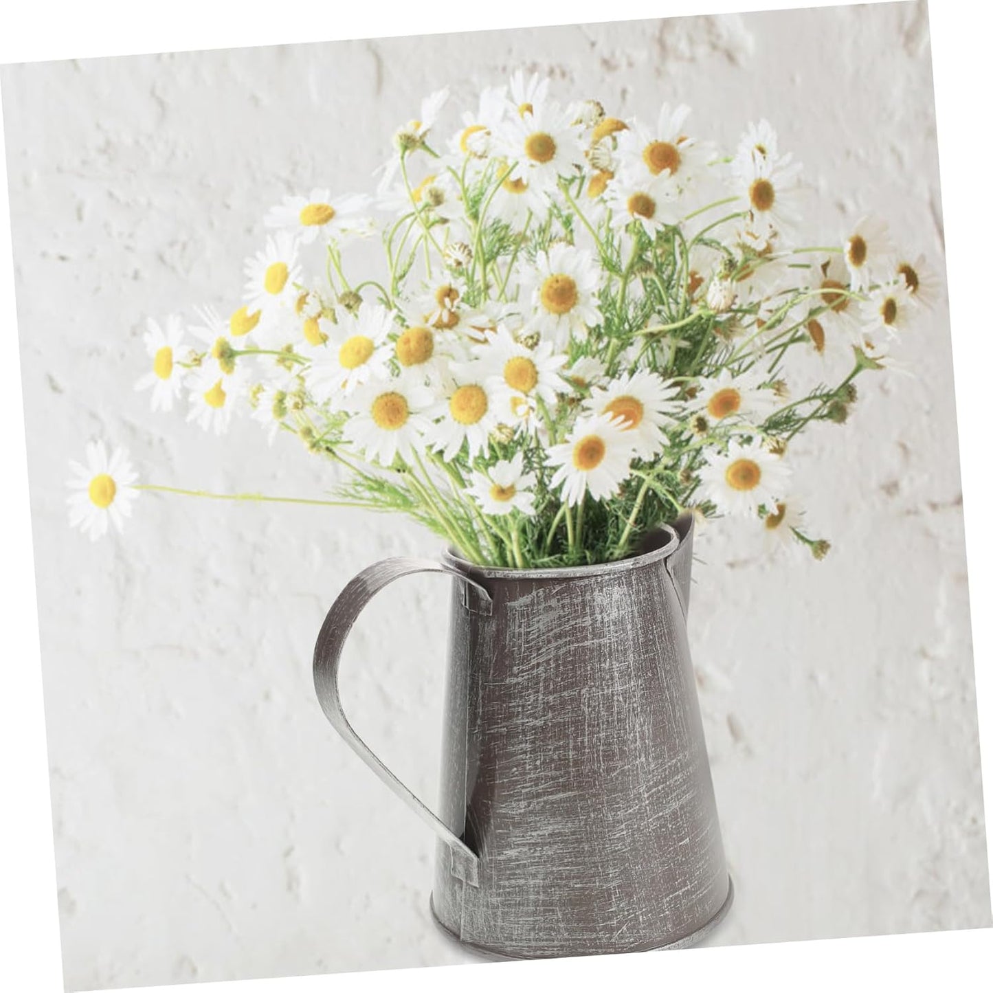 BESTOYARD Retro Iron Flower Pot Pitcher Flower Holder Home Decoration 