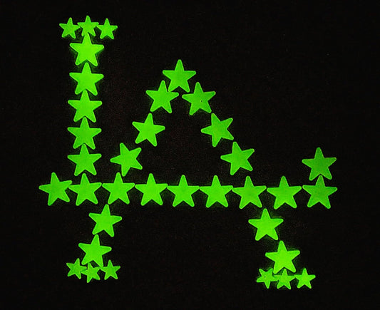 Glow in The Dark Stars - Includes Installation Material and Star map, 