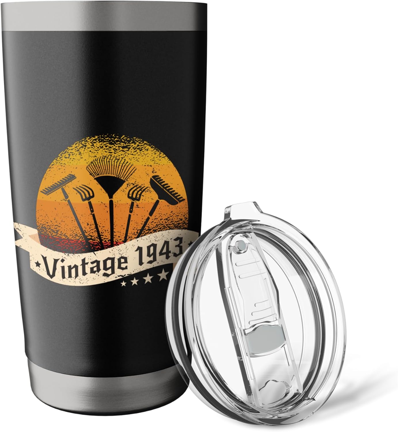 Garden Vintage born 1943 Birthday Gardening-tools Gardener Stainless S