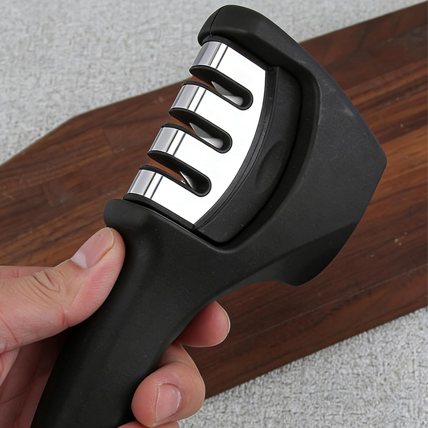 Handheld Cutter Sharpener - 3-Stage Cutting Head Trimmer | Professiona