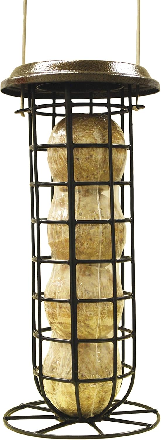 Wildlife Sciences Suet Ball Feeder and Suet Balls | Suet Ball and Feeder Combo | 4 Suet Balls and 1 Suet Feeder for Wild Birds