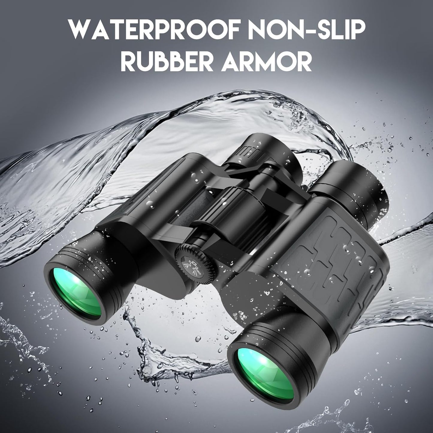 8x40 HD Binoculars for Adults -Waterproof & Compact Binoculars for Bir
