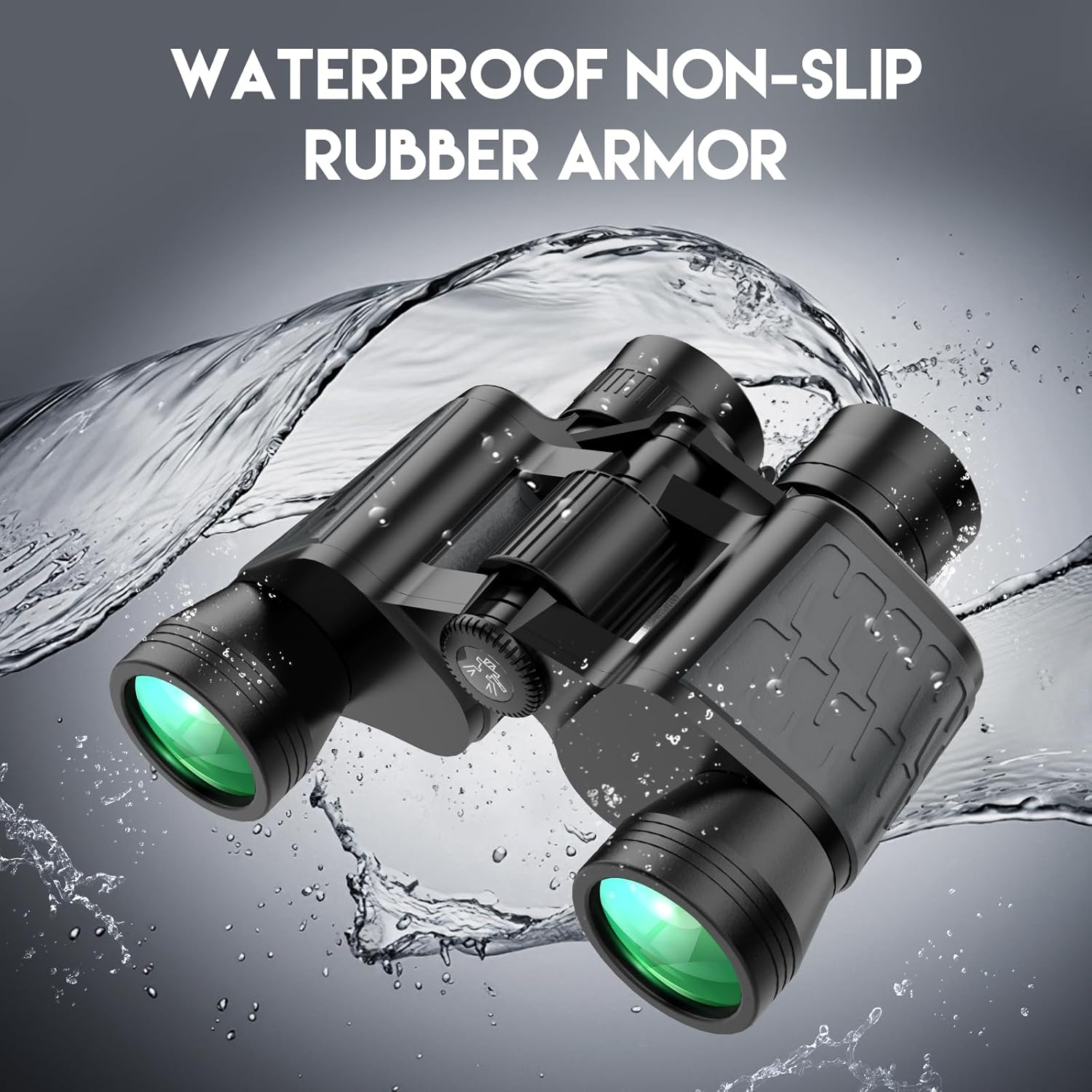 8x40 HD Binoculars for Adults -Waterproof & Compact Binoculars for Bir