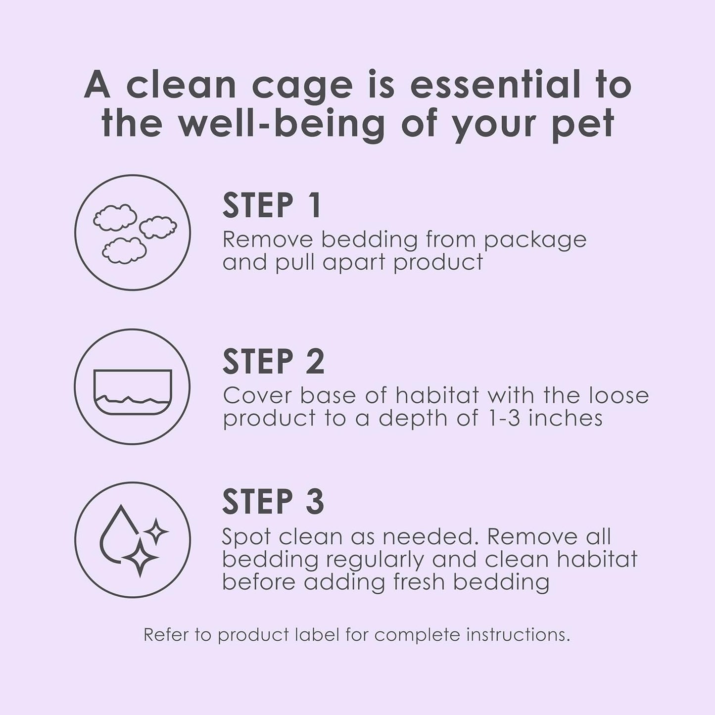 Kaytee Clean & Cozy Lavender Paper Bedding For Pet Guinea Pigs, Rabbit